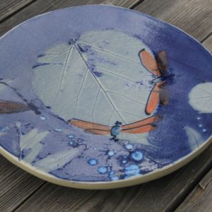 Garden Dragon Fly- 24cm Plate
