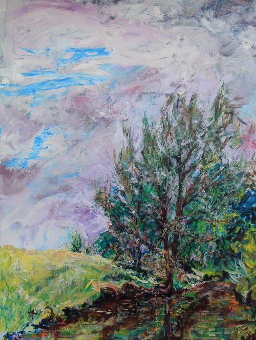 Gathering Storm - Original Acrylic painting