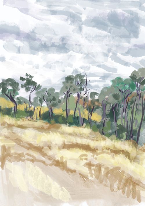 Might Rain— Art Print